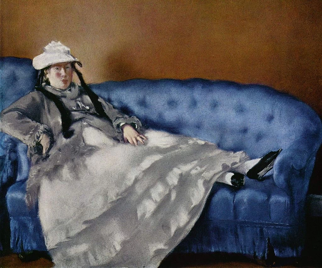  98-Édouard Manet, Donna sul divano, 1874-Museo d'Orsay, Parigi 